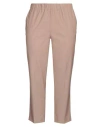 Kiltie Woman Pants Khaki Size 10 Virgin Wool, Cotton In Beige