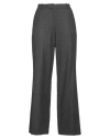 Kiltie Woman Pants Lead Size 12 Virgin Wool, Elastane In Gray