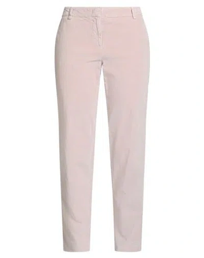 Kiltie Woman Pants Light Pink Size 10 Cotton, Viscose, Elastane
