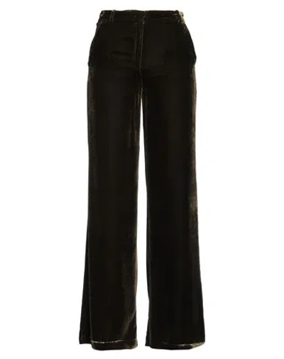 Kiltie Woman Pants Military Green Size 2 Viscose, Silk