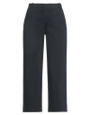 Kiltie Woman Pants Navy Size 2 Cotton, Linen