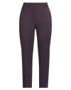 Kiltie Woman Pants Plum Size 10 Polyester, Virgin Wool, Elastane In Purple