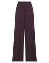 Kiltie Woman Pants Plum Size 2 Polyester, Virgin Wool, Elastane In Purple