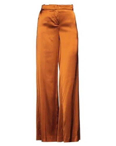 Kiltie Woman Pants Rust Size 8 Viscose, Elastane In Red