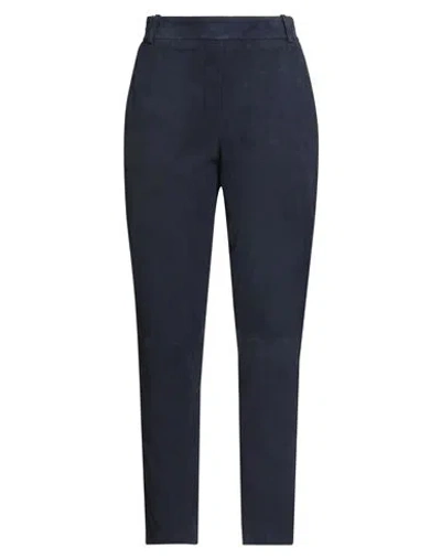 Kiltie Woman Pants Slate Blue Size 6 Goat Skin
