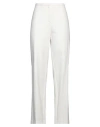 Kiltie Woman Pants White Size 8 Viscose, Polyamide, Elastane