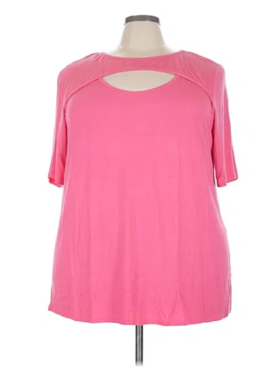 Pre-owned Kim & Cami Active T-shirt In Pink