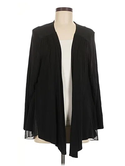 Pre-owned Kim & Cami Cardigan Sweater In Black