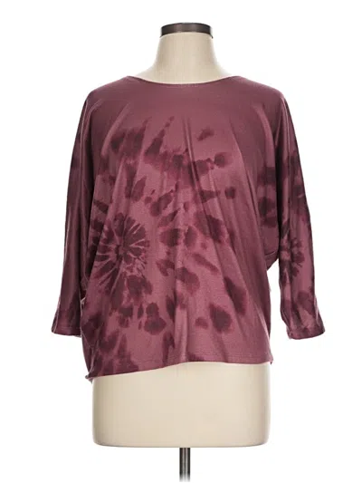 Pre-owned Kim & Cami Cardigan Sweater In Burgundy