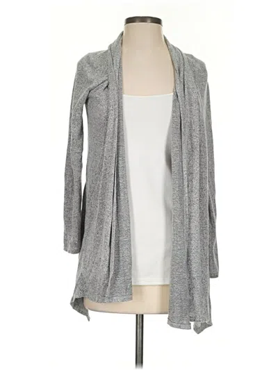 Pre-owned Kim & Cami Cardigan Sweater In Gray