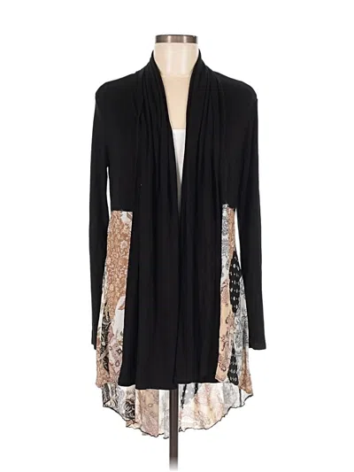 Pre-owned Kim & Cami Kimono In Black
