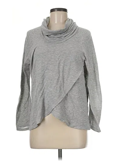 Pre-owned Kim & Cami Long Sleeve Turtleneck In Gray
