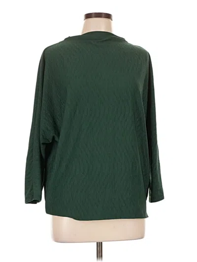 Pre-owned Kim & Cami Long Sleeve Turtleneck In Green