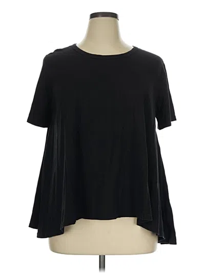 Pre-owned Kim & Cami Short Sleeve T-shirt In Black