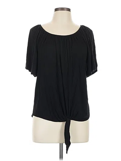 Pre-owned Kim & Cami Short Sleeve T-shirt In Black
