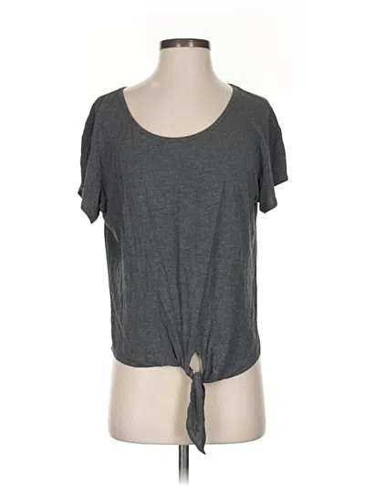 Pre-owned Kim & Cami Short Sleeve T-shirt In Gray