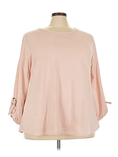 Pre-owned Kim & Cami Sweatshirt In Pink