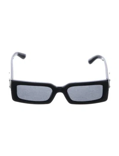 Pre-owned Kim Dolce & Gabbana Square Tinted Sunglasses In Black