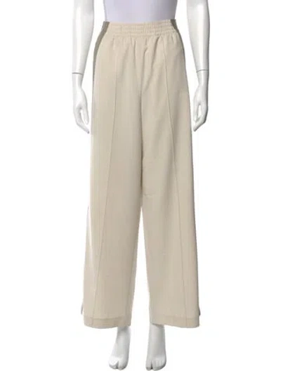 Pre-owned Kim Matin Wide Leg Pants In Neutral