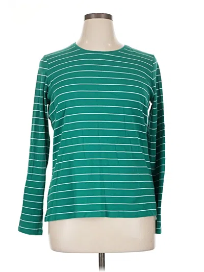 Pre-owned Kim Rogers 3/4 Sleeve T-shirt In Green