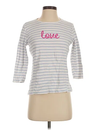 Pre-owned Kim Rogers 3/4 Sleeve T-shirt In Silver