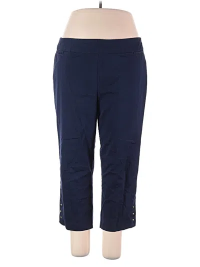 Pre-owned Kim Rogers Active Pants In Blue