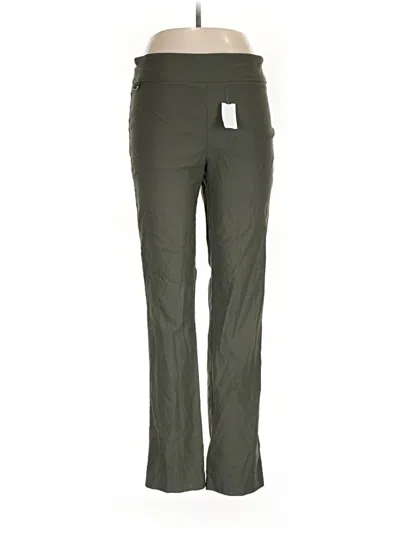 Pre-owned Kim Rogers Active Pants In Green