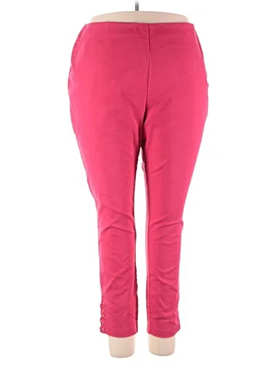 Pre-owned Kim Rogers Active Pants In Pink