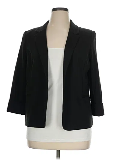 Pre-owned Kim Rogers Blazer Jacket In Black