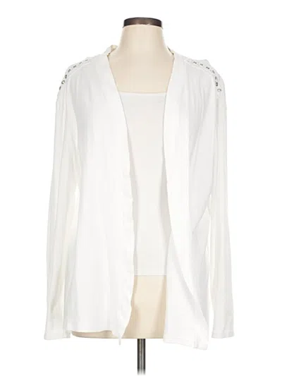 Pre-owned Kim Rogers Blazer Jacket In White