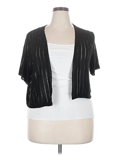 Pre-owned Kim Rogers Cardigan Sweater In Black