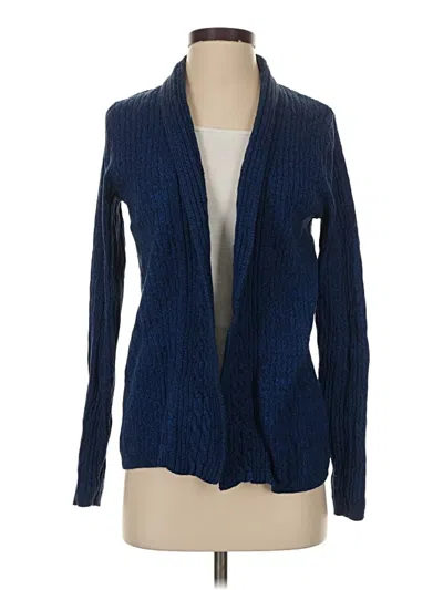 Pre-owned Kim Rogers Cardigan Sweater In Blue