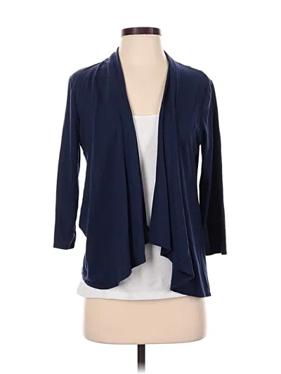 Pre-owned Kim Rogers Cardigan Sweater In Blue