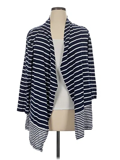 Pre-owned Kim Rogers Cardigan Sweater In Blue