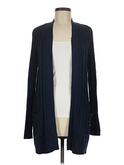 Pre-owned Kim Rogers Cardigan Sweater In Blue
