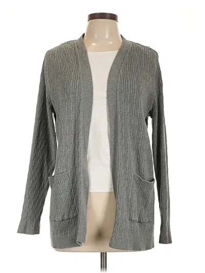 Pre-owned Kim Rogers Cardigan Sweater In Gray