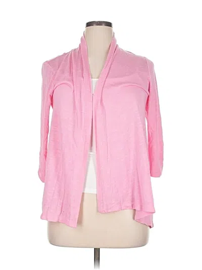Pre-owned Kim Rogers Cardigan Sweater In Pink