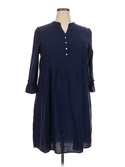 Pre-owned Kim Rogers Casual Dress In Blue