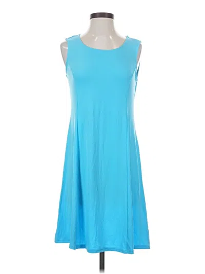 Pre-owned Kim Rogers Casual Dress In Blue
