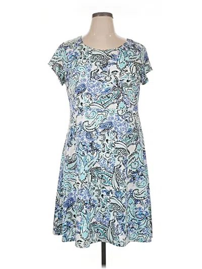 Pre-owned Kim Rogers Casual Dress In Blue