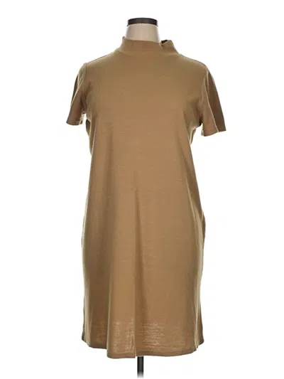 Pre-owned Kim Rogers Casual Dress In Brown
