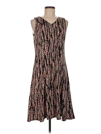 Pre-owned Kim Rogers Casual Dress In Brown