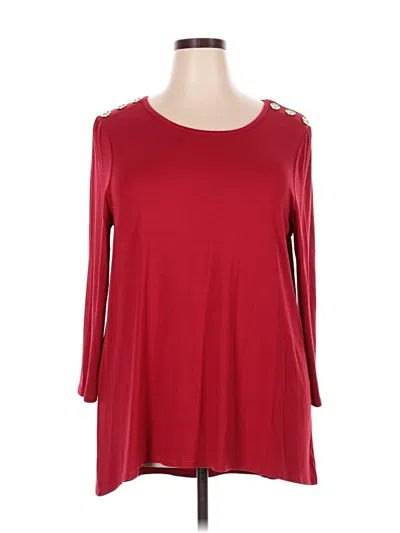 Pre-owned Kim Rogers Casual Dress In Burgundy