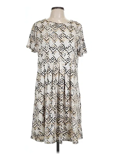 Pre-owned Kim Rogers Casual Dress In Silver