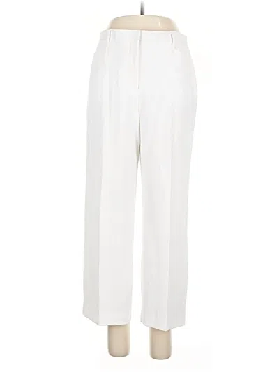 Pre-owned Kim Rogers Casual Pants In White