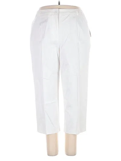 Pre-owned Kim Rogers Casual Pants In White