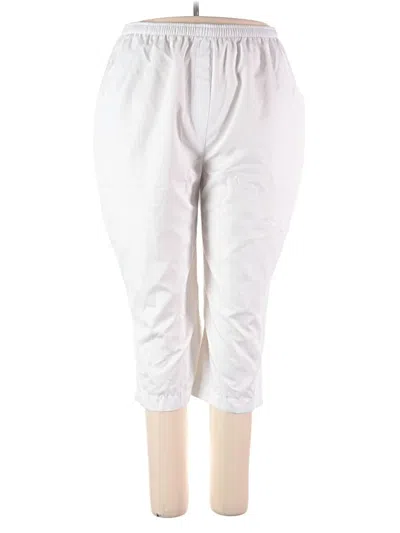Pre-owned Kim Rogers Casual Pants In White