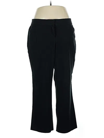 Pre-owned Kim Rogers Dress Pants In Black