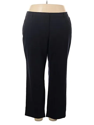 Pre-owned Kim Rogers Dress Pants In Black