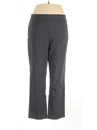 Pre-owned Kim Rogers Dress Pants In Gray